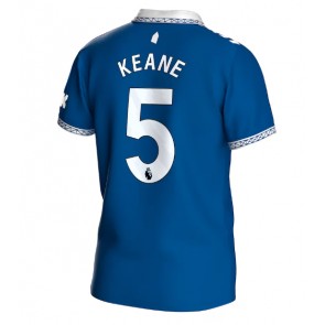 Everton Michael Keane #5 Replika Hjemmebanetrøje 2023-24 Kortærmet